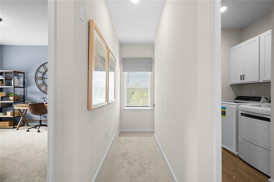 Furnished interior view inside a new home in Sanders Park, Austell (Image 34).