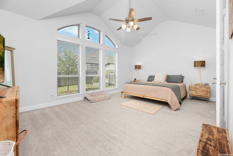 Furnished interior view inside a new home in Meadows of Mill Creek, Seguin (Image 10).