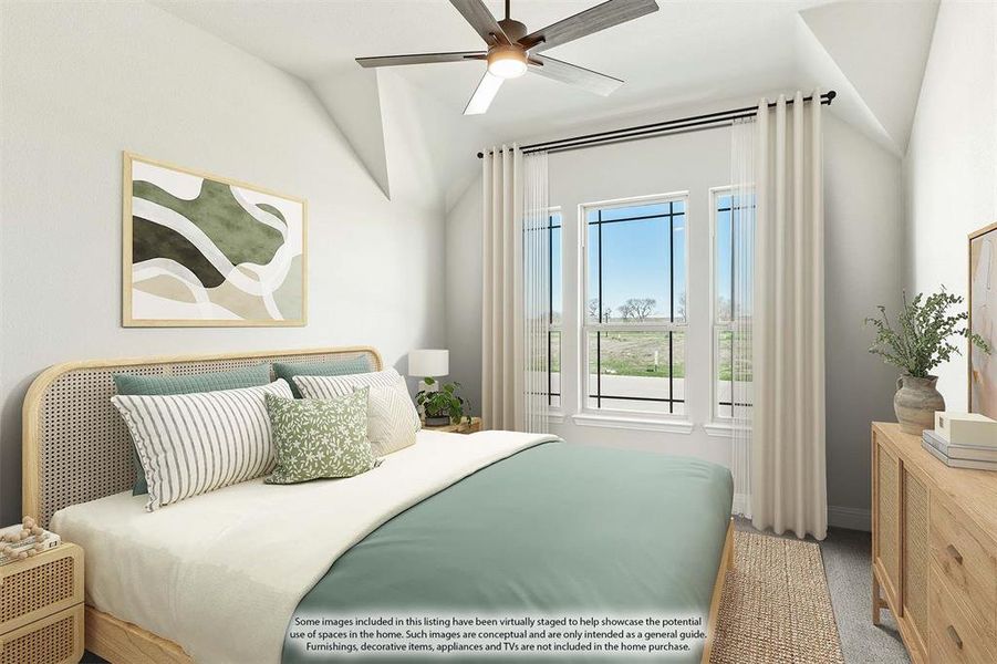 Furnished interior view inside a new home in The Oaks, Red Oak (Image 13). Furnished interior view inside a new home in The Oaks, Red Oak (Image 13).