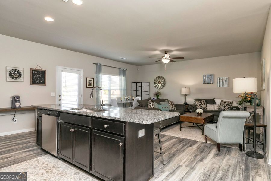 Furnished interior view inside a new home in Cobblestone Crossing Commons, Byron (Image 16).