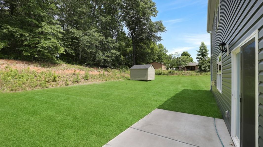 Exterior details and patio area of a home in Foxbank, Gray Court (Image 4). Exterior details and patio area of a home in Foxbank, Gray Court (Image 4).