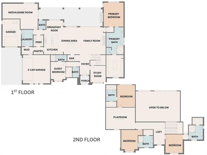 2D floor plan layout of this home in , Dallas, TX (Image 3). 2D floor plan layout of this home in , Dallas, TX (Image 3).