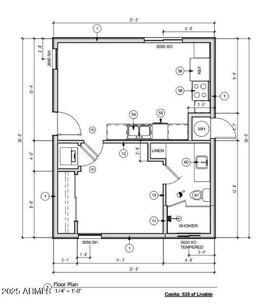 Casita Floor Plan