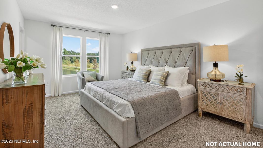 Furnished interior view inside a new home in Trout River, Jacksonville (Image 18).