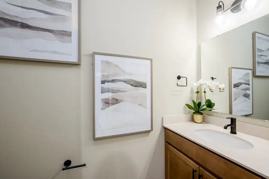 Representative furnished interior of a home built from the Grandin by Fischer Homes in The Dunes at Sandbar, Santa Rosa Beach (Image 49).
