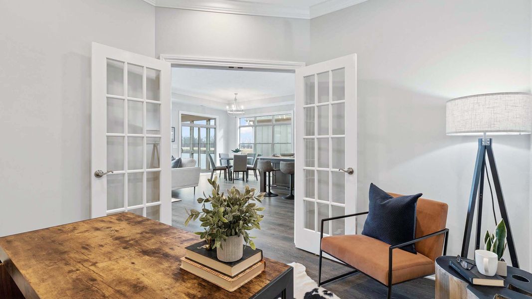 Representative furnished interior of a home built from the Torino by Epcon Communities in The Fairways at Eden, Eden (Image 18). Representative furnished interior of a home built from the Torino by Epcon Communities in The Fairways at Eden, Eden (Image 18).