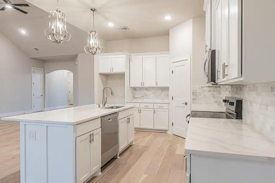 Furnished interior view inside a new home in , Azle (Image 10).