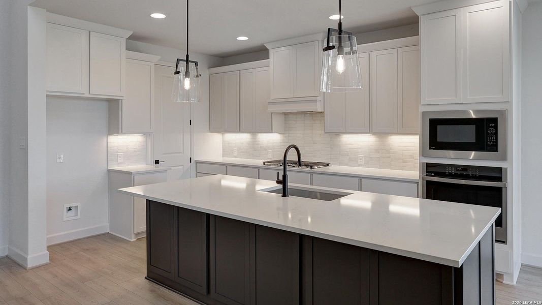 Furnished interior view inside a new home in Haby Hill, San Antonio (Image 12).
