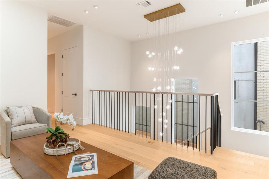Furnished interior view inside a new home in , Dallas (Image 11).