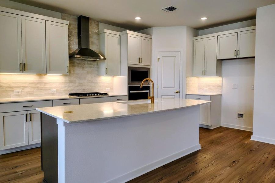 Furnished interior view inside a new home in Wolf Ranch, Georgetown (Image 6).