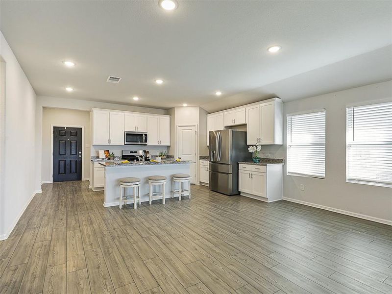 Furnished interior view inside a new home in , Weston (Image 12).