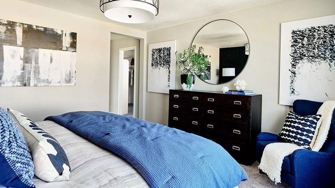 Representative furnished interior of a home built from the Celeste by Taylor Morrison in Parterre Horizon Collection, Thornton (Image 10).