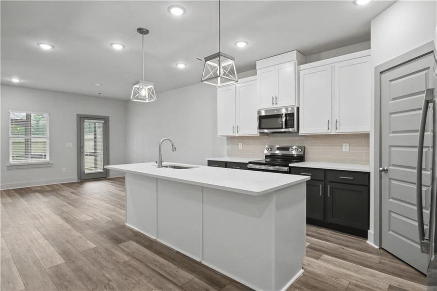 Furnished interior view inside a new home in , Norcross (Image 6).