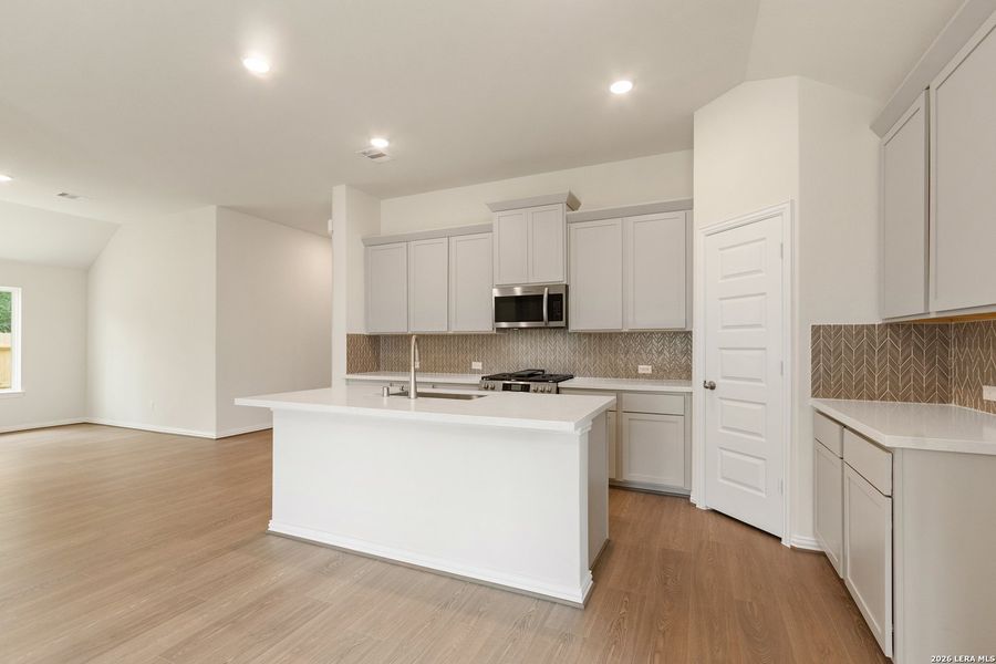 Furnished interior view inside a new home in Prominence, San Antonio (Image 4).