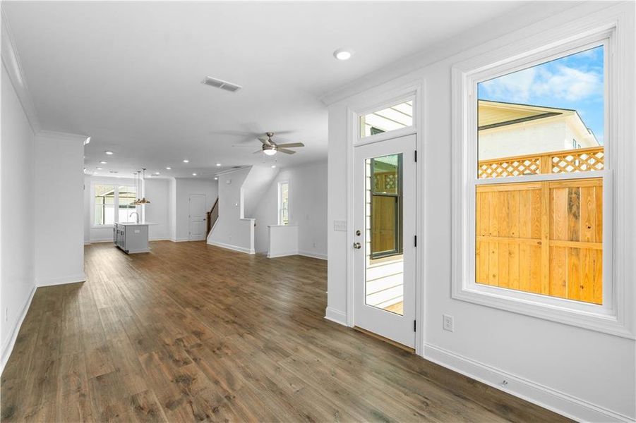 Spacious, unfurnished interior of a new home in Millcroft Townhomes, Buford (Image 22).