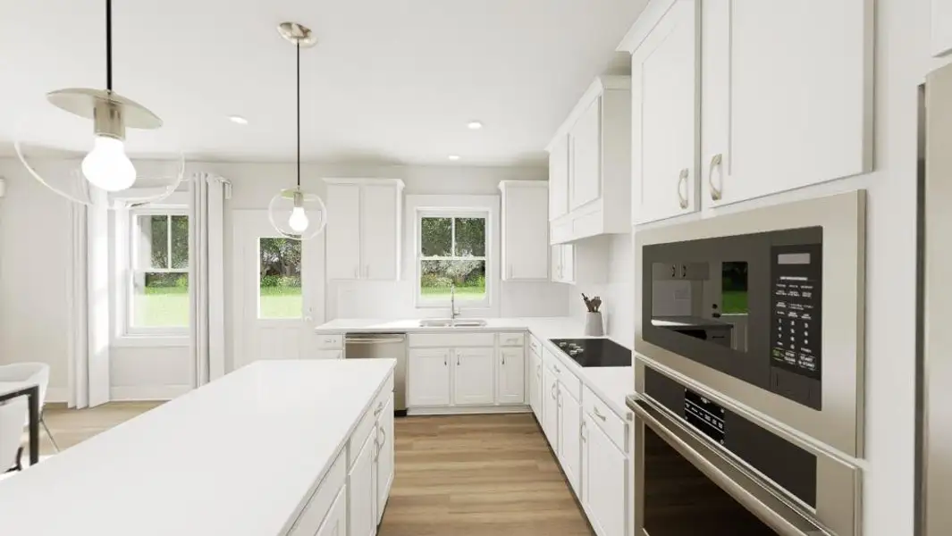 Furnished interior view inside a new home in Golden Gate, High Point (Image 7).