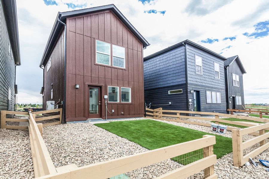 Exterior details and patio area of a home in Bloom, Fort Collins (Image 3).