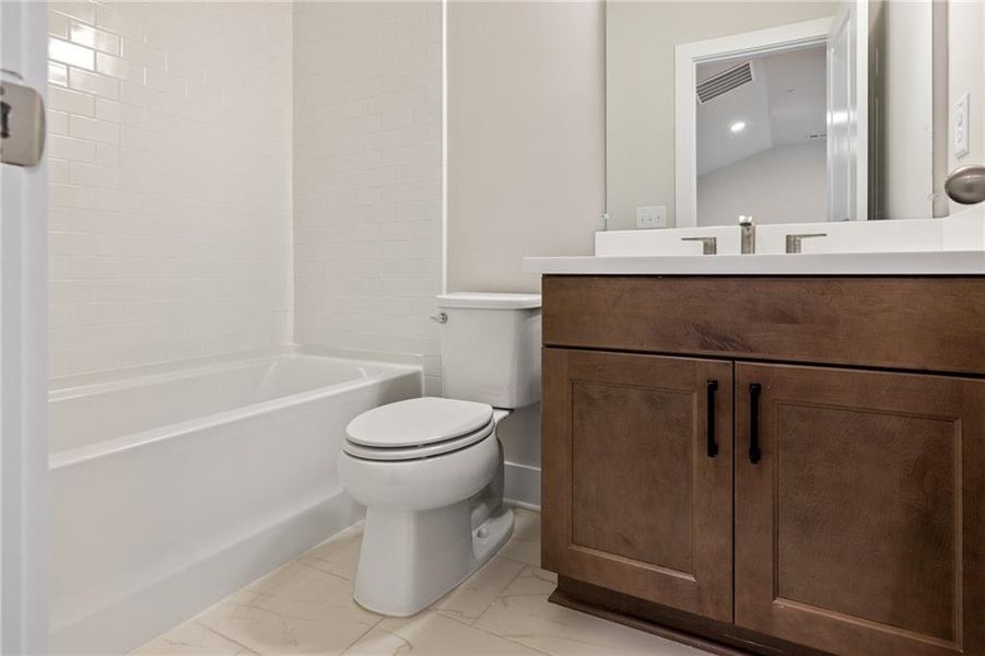 Furnished interior view inside a new home in , Cumming (Image 7).