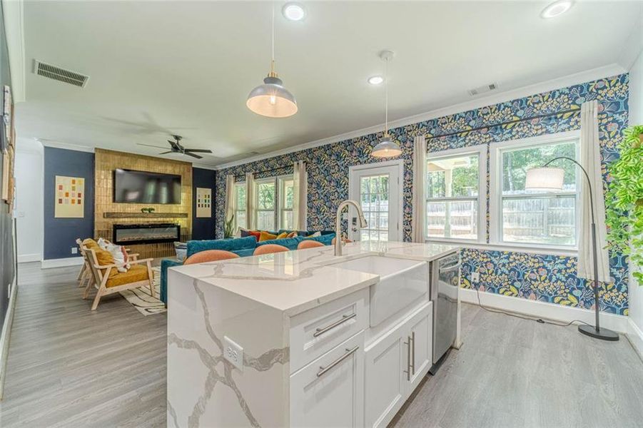 Furnished interior view inside a new home in , Snellville (Image 6).