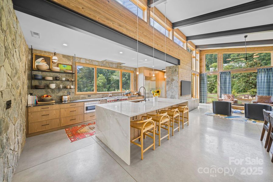 Furnished interior view inside a new home in , Hendersonville (Image 9).