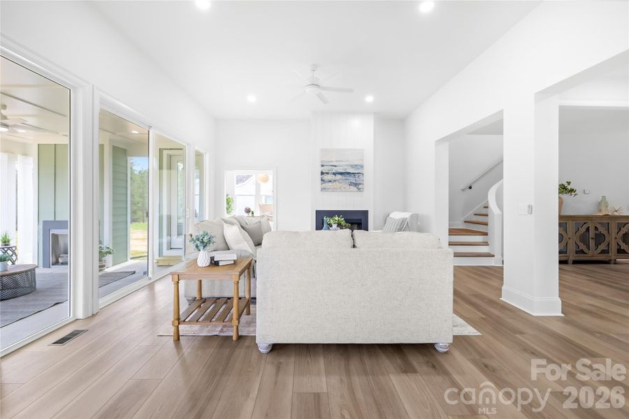 Furnished interior view inside a new home in , Statesville (Image 29). Furnished interior view inside a new home in , Statesville (Image 29).