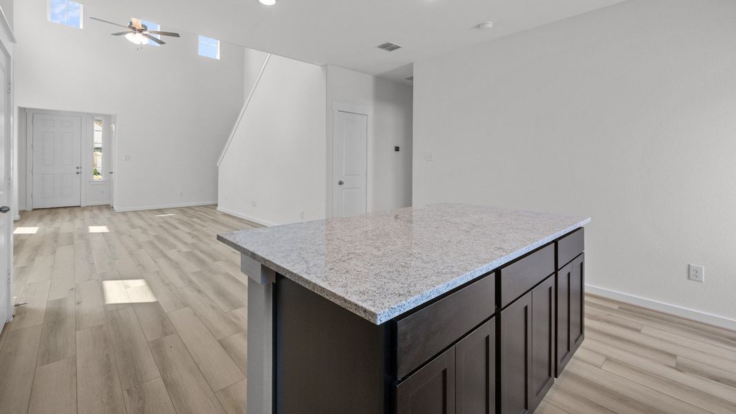 Furnished interior view inside a new home in Cielo, Conroe (Image 11).