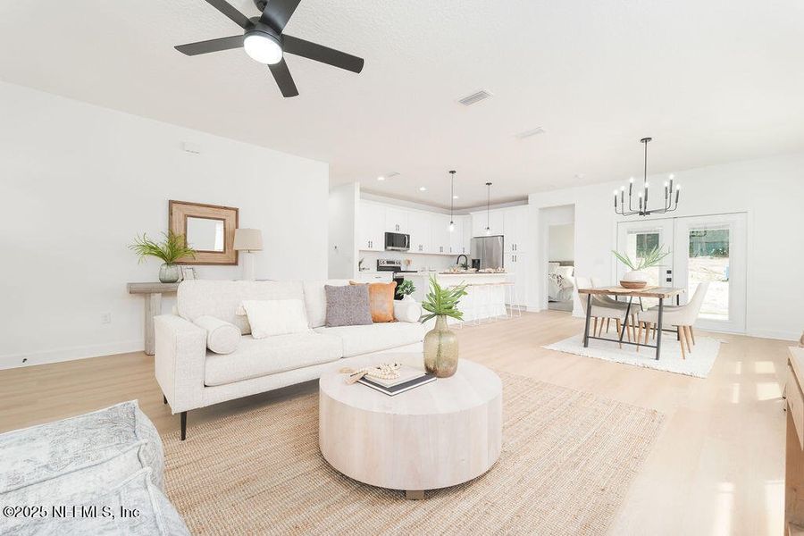 Furnished interior view inside a new home in , Keystone Heights (Image 10).