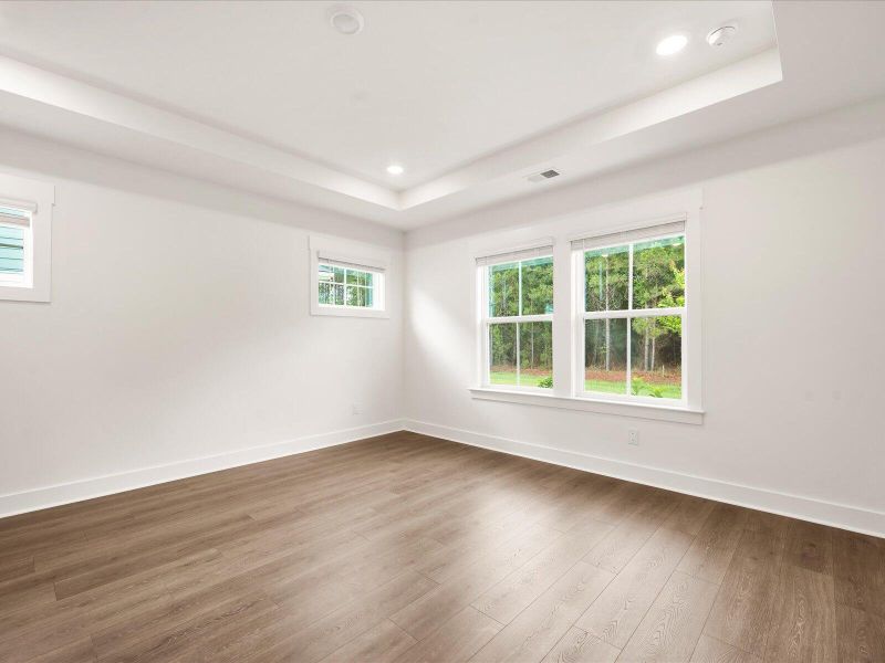 Spacious, unfurnished interior of a new home in The Coves at Lakes of Cane Bay, Summerville (Image 38). Spacious, unfurnished interior of a new home in The Coves at Lakes of Cane Bay, Summerville (Image 38).