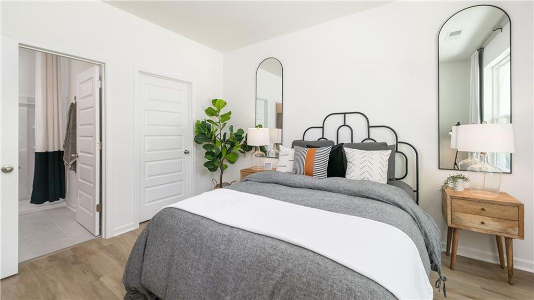 Furnished interior view inside a new home in Towns at Monroe, Atlanta (Image 6).