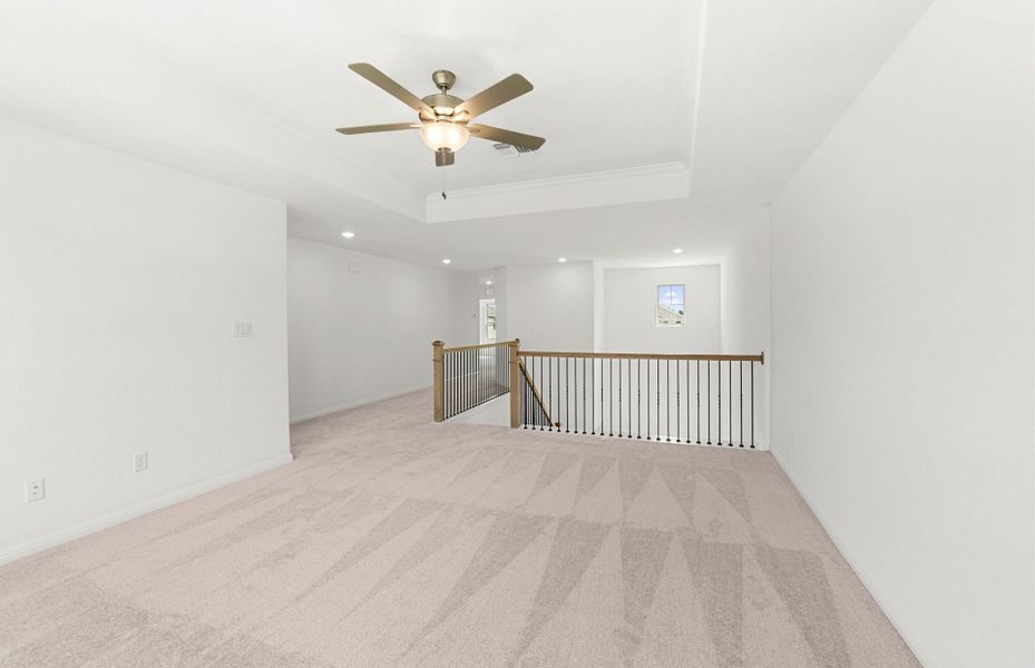 Spacious, unfurnished interior of a new home in Santa Rita Ranch, Liberty Hill (Image 17). Spacious, unfurnished interior of a new home in Santa Rita Ranch, Liberty Hill (Image 17).