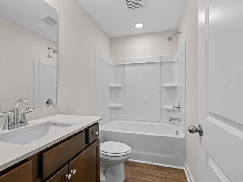 Furnished interior view inside a new home in Sage on North Main, Wake Forest (Image 11).
