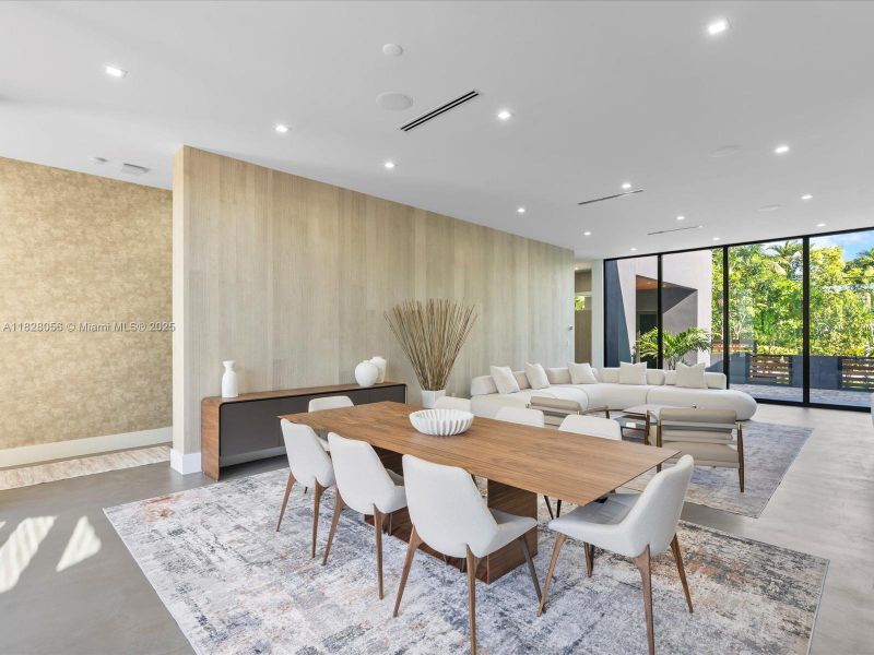 Furnished interior view inside a new home in , Miami (Image 56).