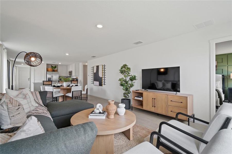 Furnished interior view inside a new home in Waterstone, Groveland (Image 3).