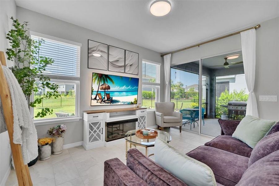 Furnished interior view inside a new home in , Nokomis (Image 39).