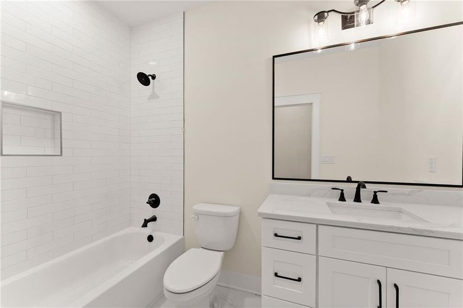 Furnished interior view inside a new home in , Hoschton (Image 5).