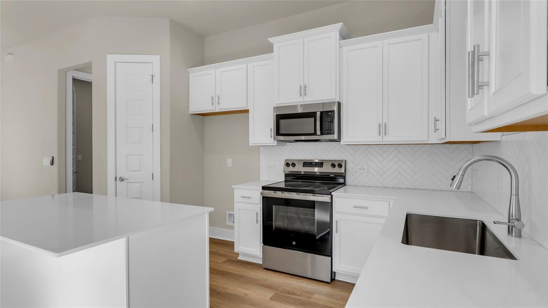 Furnished interior view inside a new home in , Cottonwood Shores (Image 8).