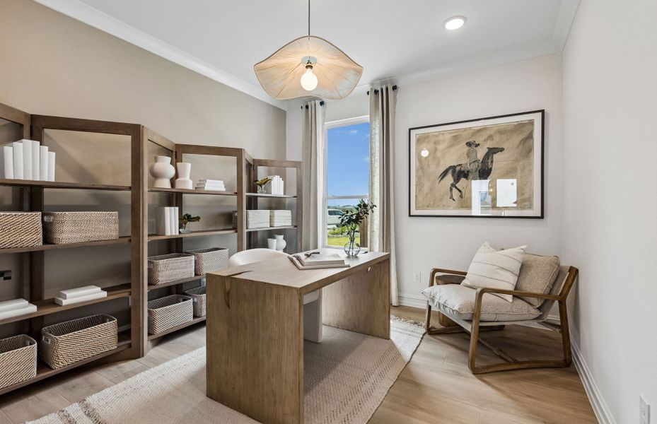 Representative furnished interior of a home built from the Harvard by Pulte Homes in Saddleside, Ponder (Image 8). Representative furnished interior of a home built from the Harvard by Pulte Homes in Saddleside, Ponder (Image 8).