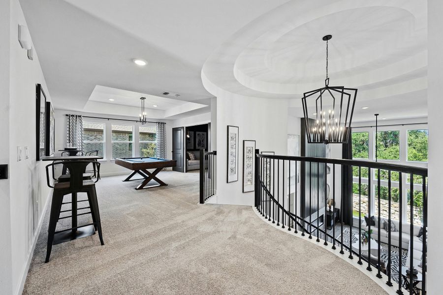Furnished interior view inside a new home in Brookewater, Rosenberg (Image 19).