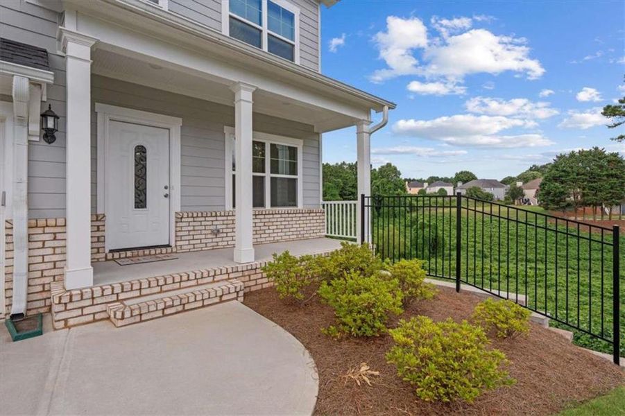 Exterior details and patio area of a home in , Villa Rica (Image 26).