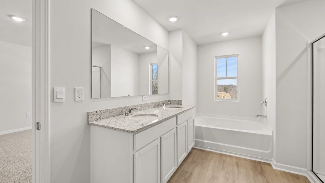 Representative furnished interior of a home built from the Hayden by D.R. Horton in Oconee Overlook, Gainesville (Image 12).