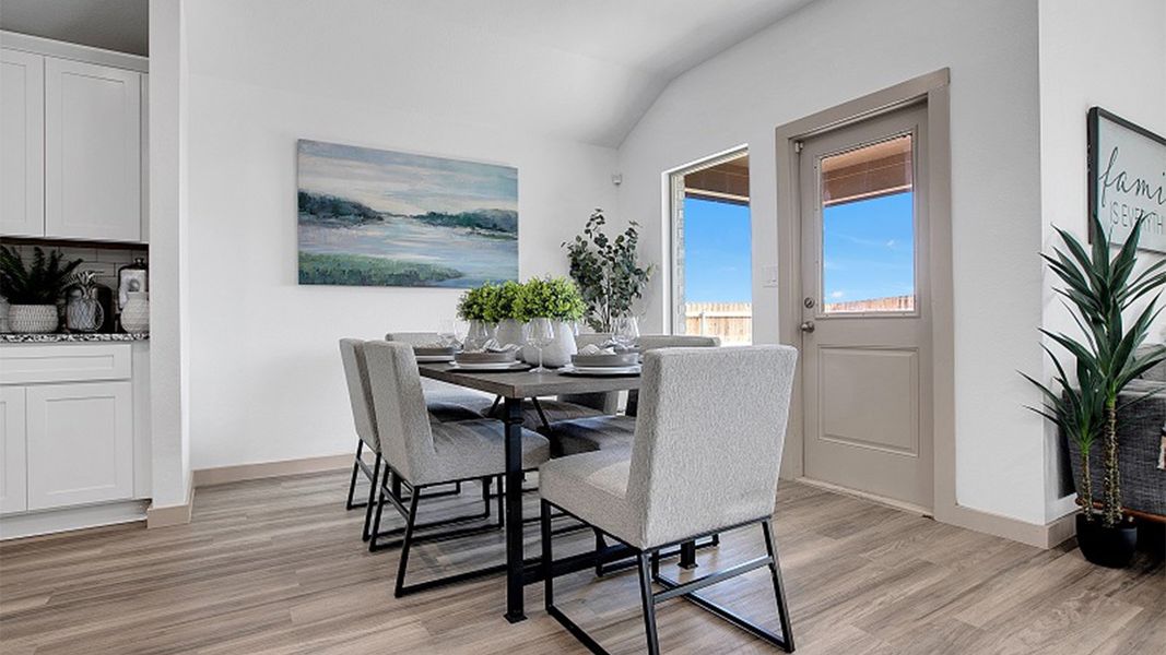 Representative furnished interior of a home built from the The Texas Cali by D.R. Horton in Abbey Glen, Lubbock (Image 8).