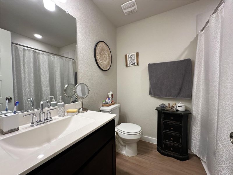 Furnished interior view inside a new home in Lone Star Landing, Montgomery (Image 16).