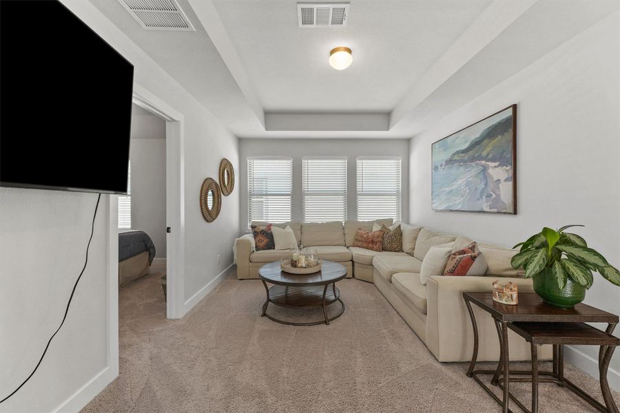 Upstairs loft/family room/game room Upstairs loft/family room/game room