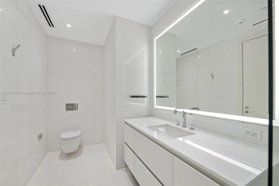 Furnished interior view inside a new home in Aston Martin Residences, Miami (Image 19).