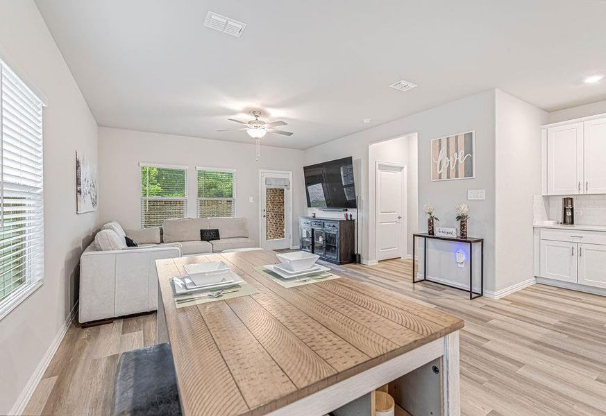 Furnished interior view inside a new home in , McKinney (Image 19).