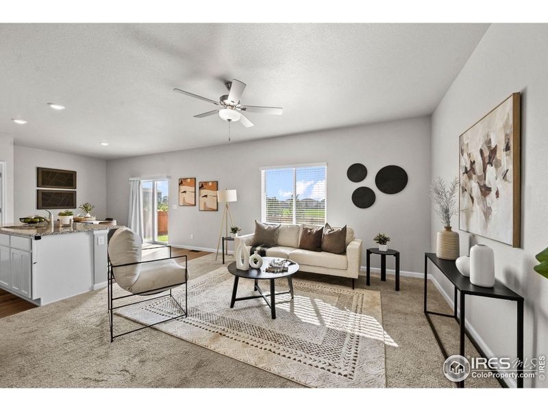 Furnished interior view inside a new home in Hidden Creek, Frederick (Image 16).