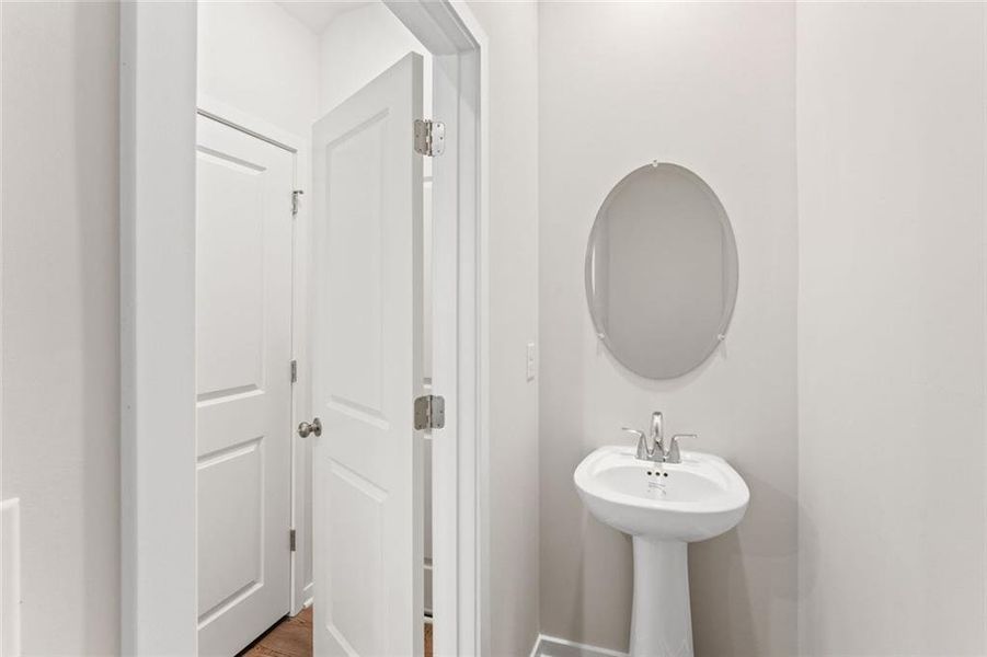 Furnished interior view inside a new home in Sherwood Square, Flowery Branch (Image 9).