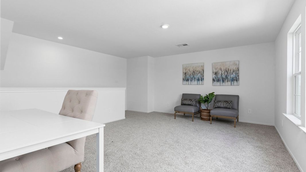 Furnished interior view inside a new home in Tamarron, Fulshear (Image 28).