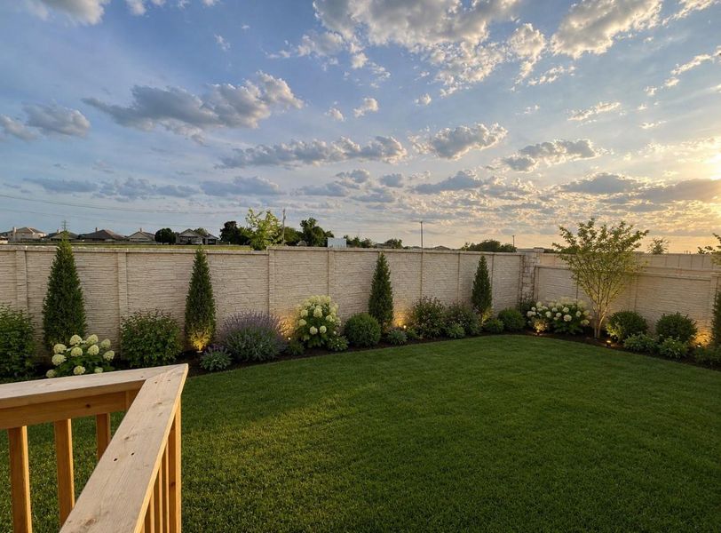 Beautiful Private Backyard of Home