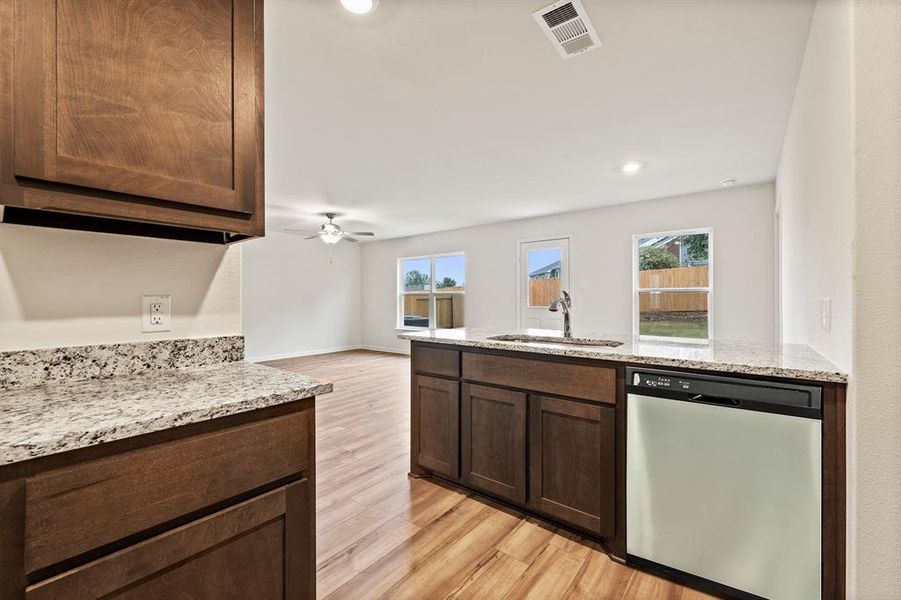 Furnished interior view inside a new home in Vista West, Fort Worth (Image 3).